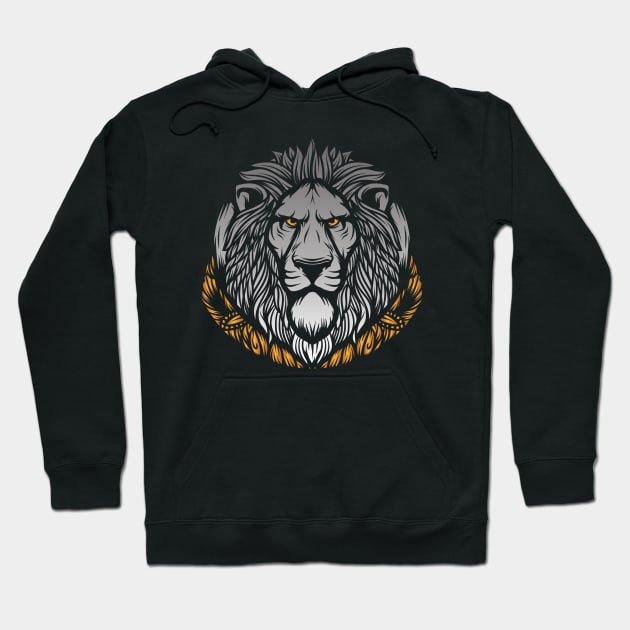 King of Jungle The Lion Hoodie by meowstudio